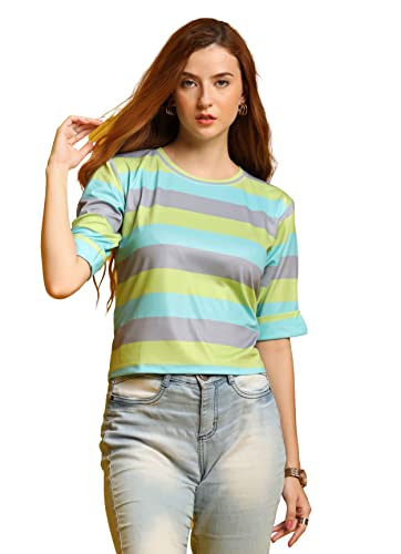 T-shirt ample femme en coton flammé pour éliminer l'inconfort du sport