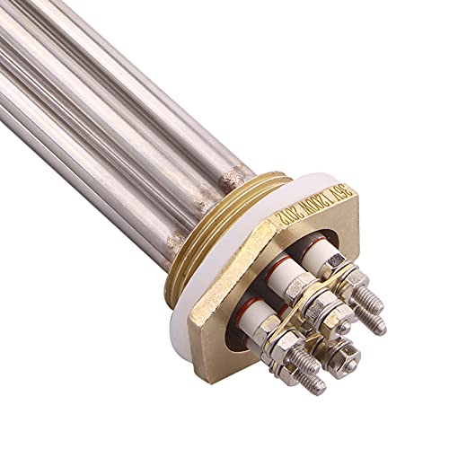 DERNORD 36V Warmwasserbereiter Element 1200 Watt 1.25Inch 41.9MM Kupfer Flansch Heizelement Ersatzteil