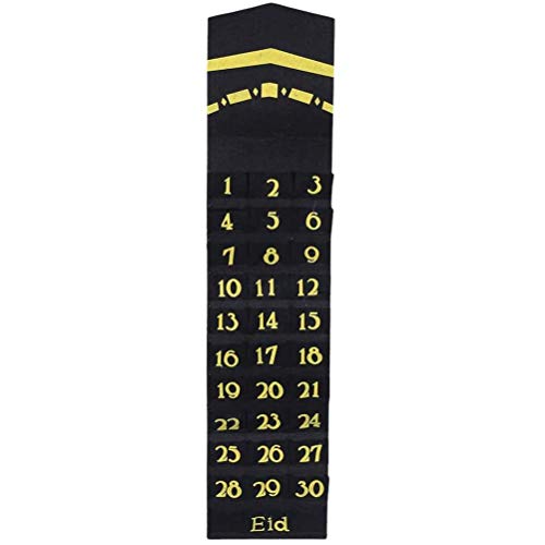taianle Ramadan Kalender - Eid Mubarak Hängen Countdown-Kalender Adventskalender 2021 für Kinder Eid Geschenke Ramadan Dekorationen Cover