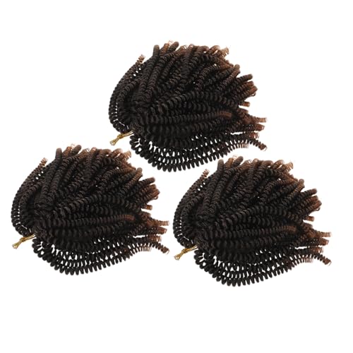 ELAYARD 3Sets Spring Twist Hair of Strands Dreadlocks Wig for