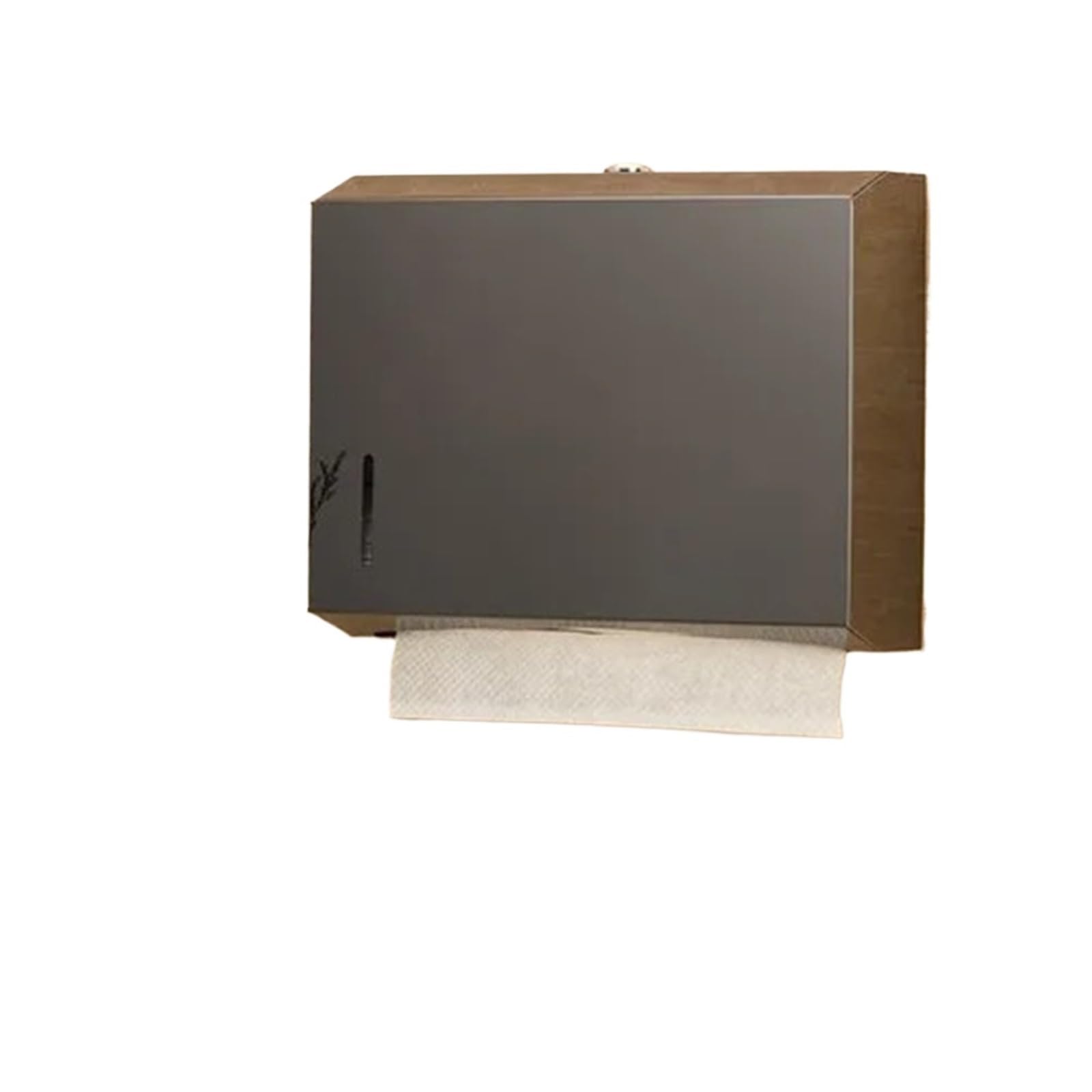 Papierspender Wand Metall-Taschentuchhalter, Papierhandtuchspender, Toilettenbox, Badezimmer, Edelstahl, Wandmontage, Ohne Stanzen(Color1)
