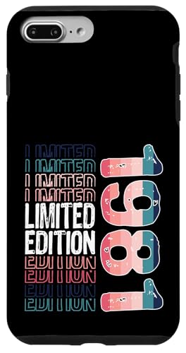 Carcasa para iPhone 7 Plus/8 Plus Edición Limitada, Vintage, Retro, año de Nacimiento 1981.