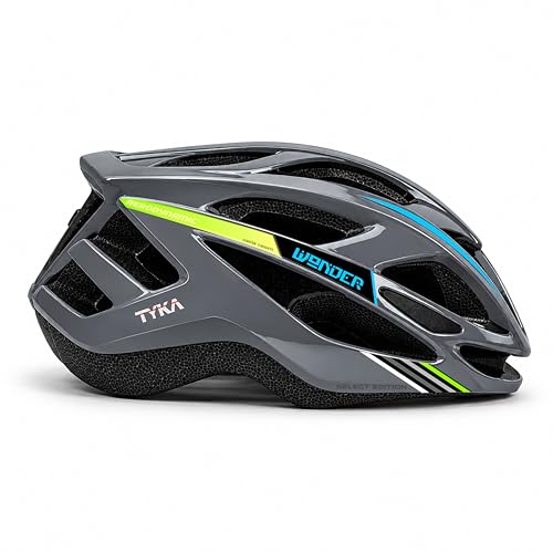 Image of Tyka Cycle Helmet | Adjustable Protective Helmet for Cycling, Skating & Scootering | Lightweight Breathable Multi-Sport Helmet with Safety Padding for Boys & Girls (Grey, Large (58-62 cms))
