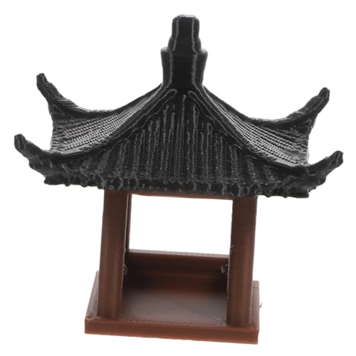 Toddmomy Mini Pabellón de Jardín Miniatura Adorno Micro Paisaje Decoración de y Escritorio de Arquitectura