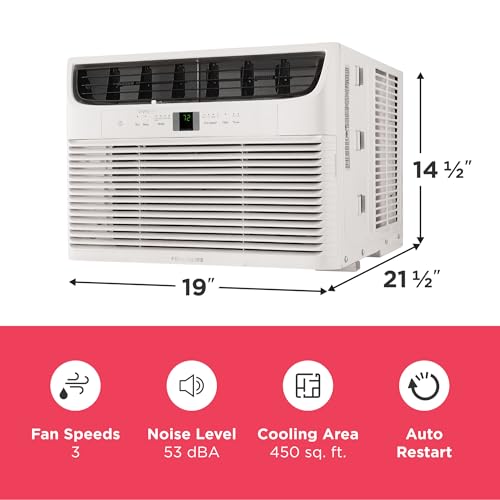 Frigidaire FHWC103TC1 Window Air Conditioner, 2024 10,000 BTU Electronic Controls, White - Image 4