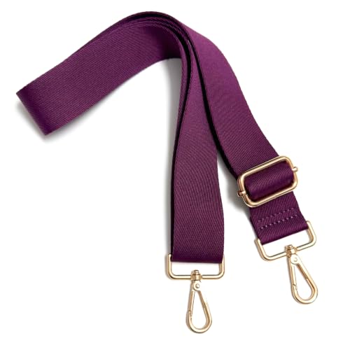 Image of S&loyoe Thickened Solid Color Purse Straps Replacement Crossbody Bag Strap Adjustable Wide Guitar Straps for Handbags 1.5inch