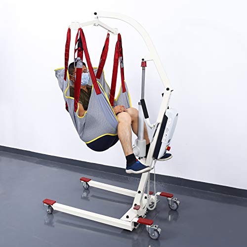 Fushida Patient Lift Sling Hoyer Lift with Head Support, Durable Hoyer Sling with 4 Reinforcement Straps, Ideal for Disabled,Non-Weight Bearing,Bariatric Disabled -Washable,Reusable, Breathable - Thumbnail 2