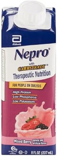 Nepro con Carb Steady completa Nutrición, Berry Mixta, caso de 24latas