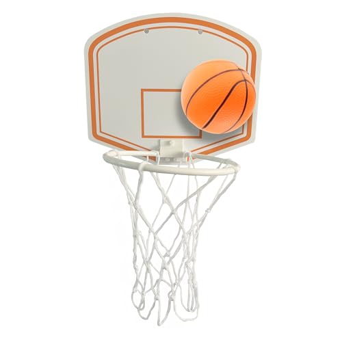 Activo Kids Basketball Hoop Set Over The Door Indoor Basketball Toy with Inflatable Ball Easy No Tool Setup for Active Play and Hand Eye Coordination