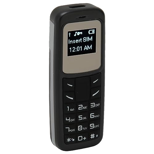 Liten Mobiltelefon med Knappsats och Öronkrok för Sport - Svart