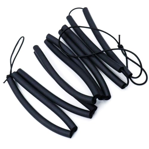 Miayaya High Jump Bungee Cord Crossbar Training Equipment Elastic Bungee Crossbar Foam Cord Track and High Jumping Training Equipment for Athletes Beginner Field Track Cord Starting Accessories