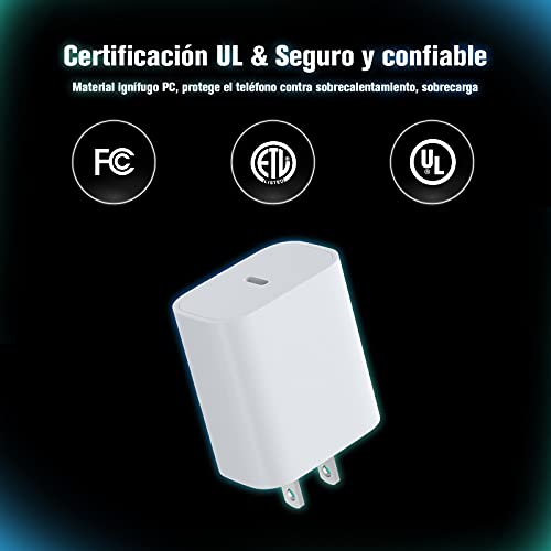 Jecoo Cargador USB C Portátil Cargador Tipo C 20W Carga Rápida Compatible  para iPhone 13 12 11 Pro MAX iPhone Mini X XS… - Celulares Online