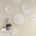 Ekena Millwork CM18ED 18-Inch OD x 5 1/2-Inch ID x 1 3/4-Inch Edinburgh Ceiling Medallion, Primed