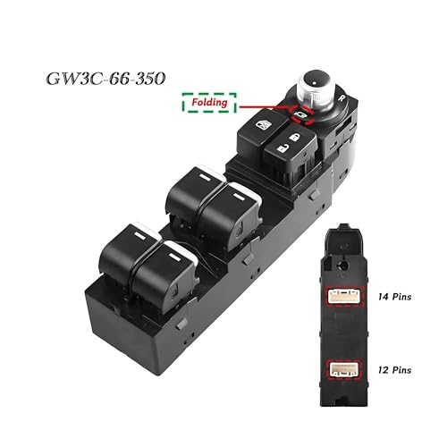 Interrupteur commande lève-vitre électrique avant gauche Mazda 6 2018 26 broches - 2