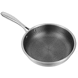 ABOOFAN Hitzebeständige Pfanne mit Ergonomischem Griff Antihaft Bratpfanne für Eier Steaks und für Herdarten und Langlebig Kratzfeste