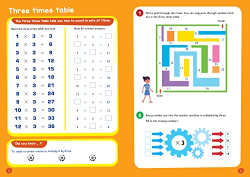 Collins Easy Learning Age 7-11 -- Times Tables Ages 7-11: New Edition