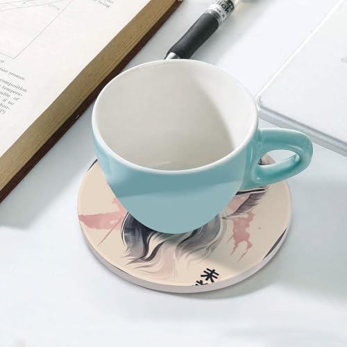 Dessous de verre anti-rayure céramique liège table basse zodiaque - 7
