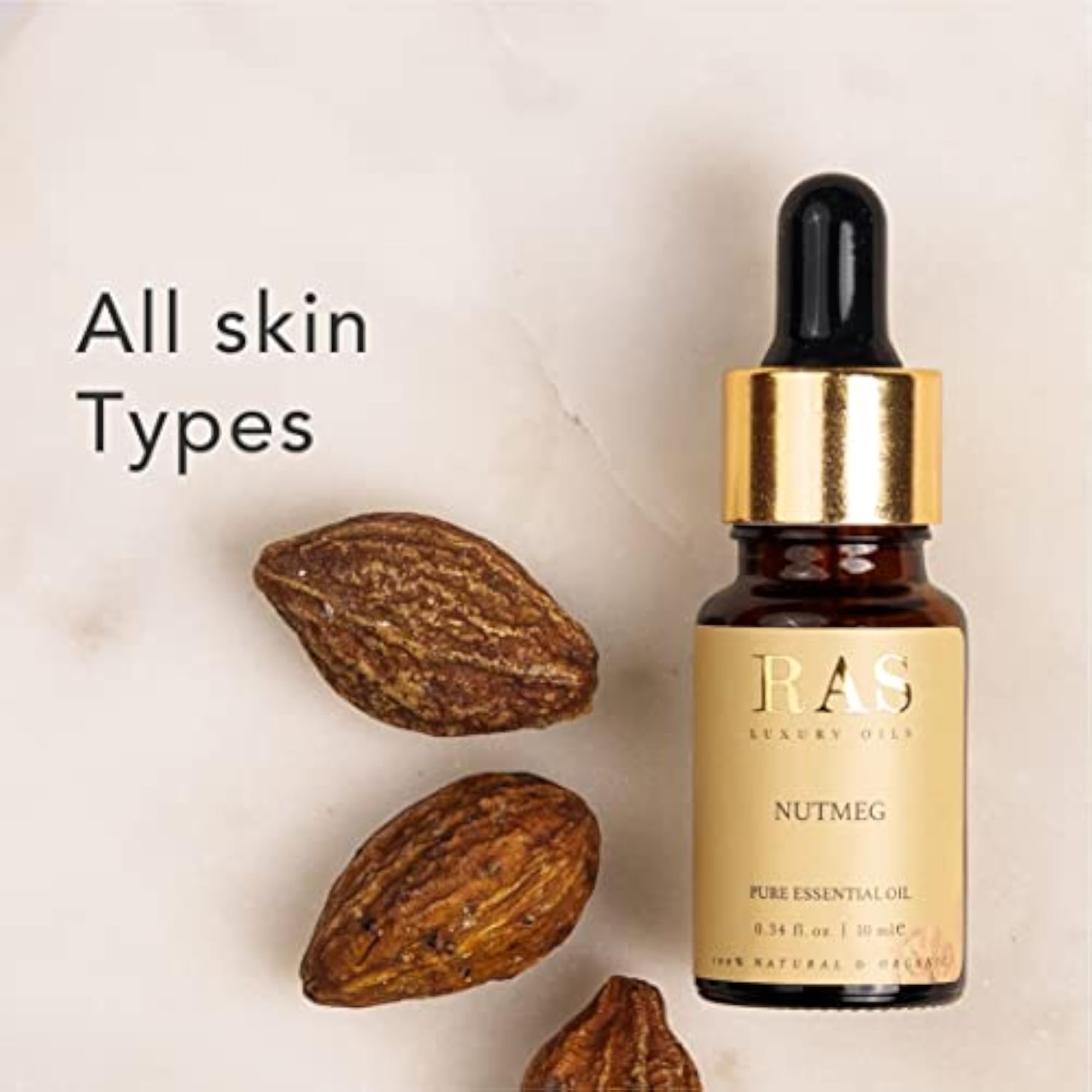RAS Luxury Oils Pure Essential Oil Organic Therapeutic Grade