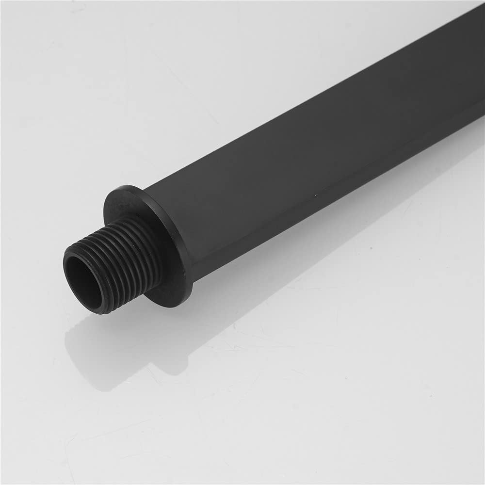 Bathtub Faucet Tub Spout,Bath Tub Faucets Spout Replacement,Extra Long Shower Tub Spout Filler for Shower System Faucet Set 1/2 NPT Male Thread Matte Black