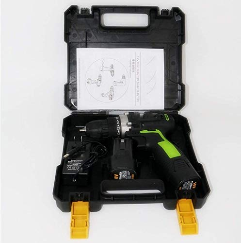 MFJFHK Akkuschrauber, Elektroschrauber, Batterieanzeige, wiederaufladbar, leicht und einfach für kleine Heimprojekte… – Bild 3