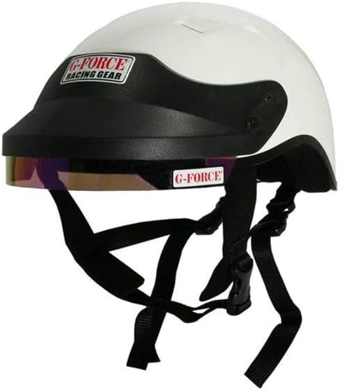 G-FORCE Racing GearG-FORCE Helmet, GF Crew, Open Face, White, 2X-Large, Each