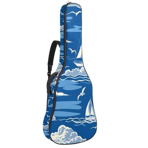 Housse de guitare électrique et basse 104 cm imperméable motif phare