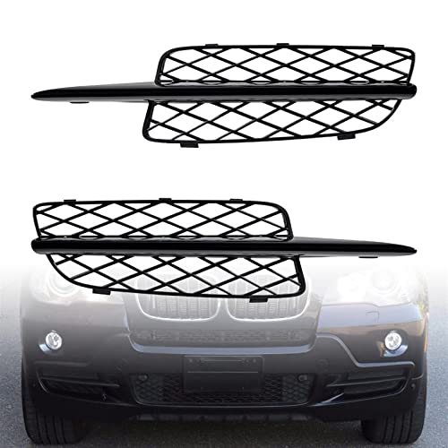 Rejilla inferior parachoques delantero para BMW X5 E70 2007-2010, cubiertas de rejillas externas
