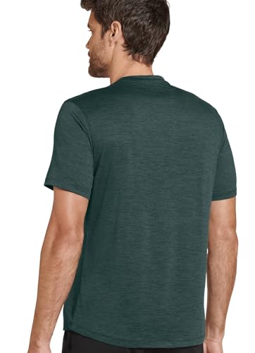 Jockey Men's Active Space-dye Crew Neck T-Shirt, Tropical Green, Medium - image 2
