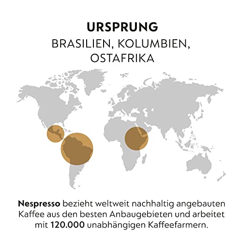 NESPRESSO ORIGINAL Ristretto, Dunkle Röstung, Kompatibel mit ORIGINAL Kapselmaschinen, Kapsel Set aus 100 Kaffeekapseln – Bild 4