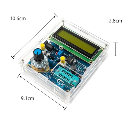 ACOLY Lötübungsset, Multifunktionales Kapazitätsmessgerät, Messen von Frequenzen, Geeignet für den Schulunterricht und Lötbegeisterte