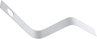 Lodówka uchwyt na wino i butelkę wody, stojak na wino ze stali nierdzewnej, unikalny stojak do przechowywania wina w kształcie litery S Zwięzły styl stojak na wino(Stainless steel)