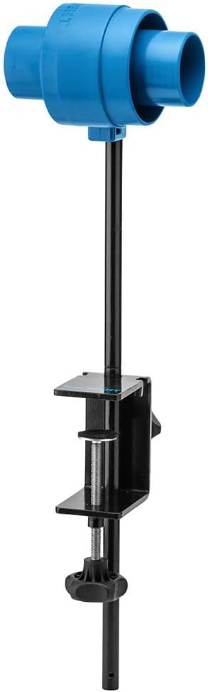 Rockler Dust Right Hose and Cord Holder Combo - Sturdy ABS Combo Port Woodworking Dust Collection System with Steel Clamp & Long Telescoping Steel Rods - Adaptable Hose for Handheld Power Tools