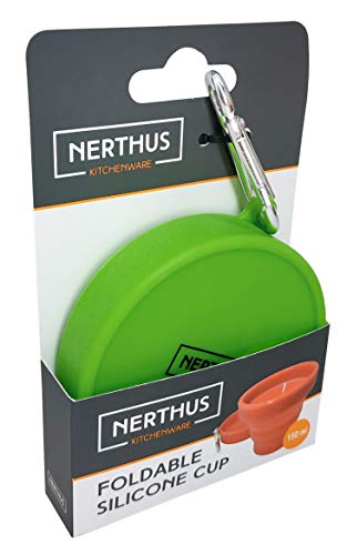 Nerthus FIH 455 Bicchiere Pieghevole in Silicone 150 ml