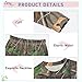 Ollabaky Pajama Set Fashion Forest Camo 2 Piece Pjs Set Cotton Sleepwear Long Sleeve Top with Bottom, 6Y
