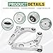 Rendrox Front Left & Right Lower Suspension Control Arm Set Compatible with 2019-2023 Jeep Cherokee 2.0L 2.4L 3.2L L4 V6, Replace K643774 K643775 68285992AF RK643775 68285991AF RK643774