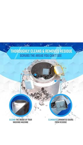 Image of VD Creative Washing Machine Cleaner Powder |Descaler for Front Load & Top Load Washing Machines|Drum & Tub Deep Cleaning Powder | Pack of 1 (100 Gm /Pack)|With LG SCALGO (Packaging May vary)