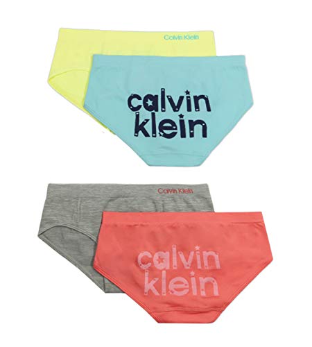 Calvin Klein Girls Underwear Seamless Hipster Panties, 4 Pack3