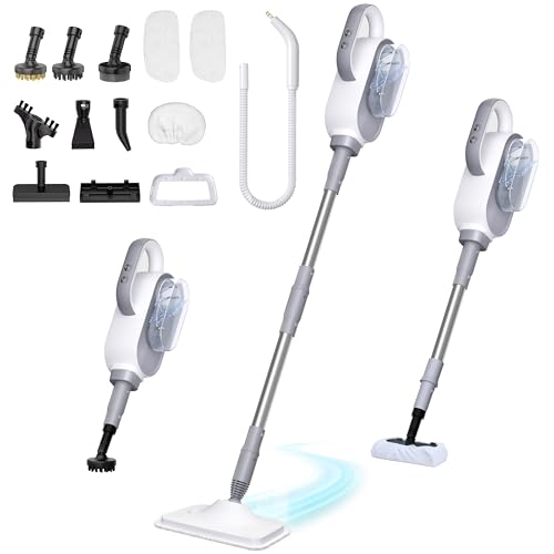 Steam Mop, 13-in-1 Powerful Handheld Steam Cleaner...