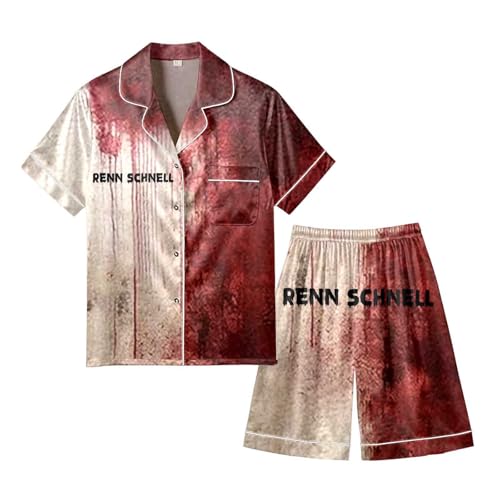 Pijama de Halloween para hombre ropa de estar por casa cómoda 4