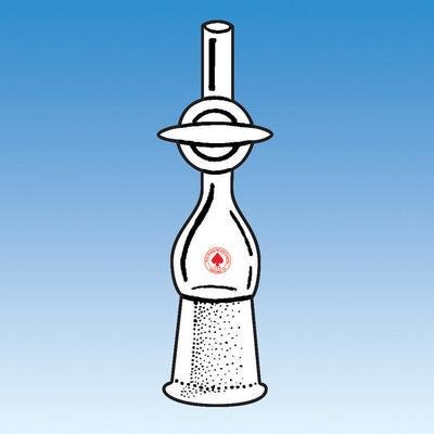 7797-05 Storage Tube Cap with Stopcock, 14/20 Standard Taper Joints