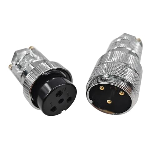 Conector GX30 de 4 pines hembra circular de 30 mm para chasis y panel 4