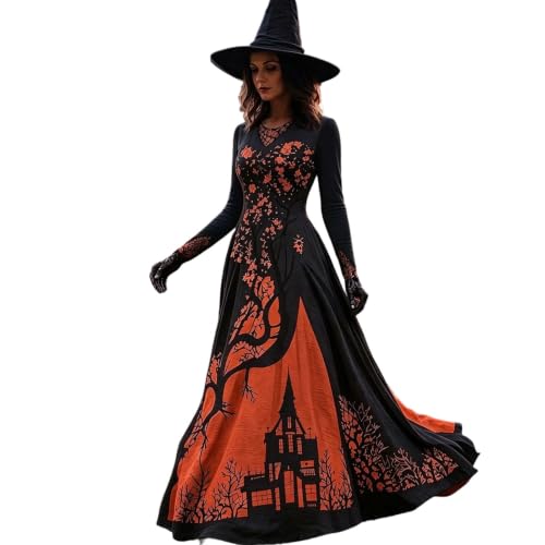 Women Witch Dress 2026 Halloween Medieval Vampire Costumes Gothic Dresses - image 2