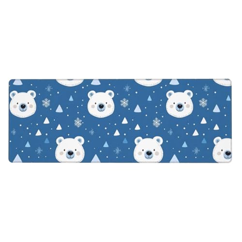 Tapis de souris pour jeu et bureau motif ours pour setup setup gaming