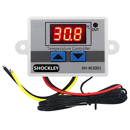Image of Shockley XH-W3001-50 to 110c Intelligent Digital Thermostat Temperature Controller Combo (220V / 1500W) (W3001 220V - 1 Piece)