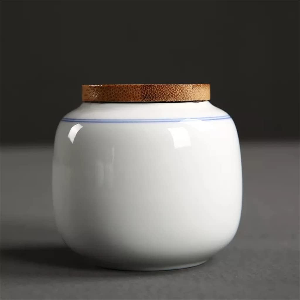 Ceramic tea pot candy sealed household coffee bean storage box portable cover