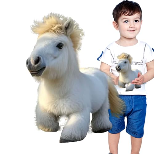 Animal en peluche à cheval sonore pour animer la chambre des enfants