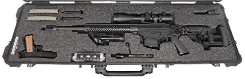Case Club Precision Rifle Pre-Cut Waterproof Case With Accessory Box & Silica Gel To Help Prevent Gun Rust (Gen 2) #TOP1