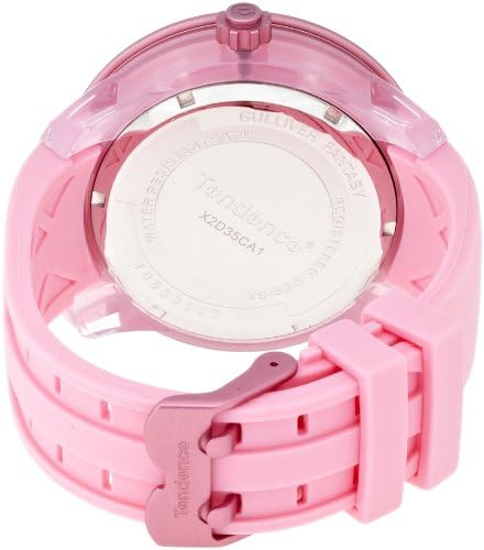 Tendence Fantasy 3H Unisex Quartz Watch with Pink Dial Analogue 