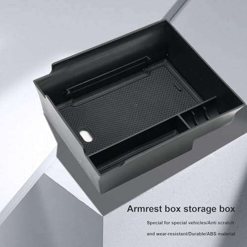 Attisfiera Armlehne Handschuhfach Organizer Aufbewahrungsbox für Ioniq 6 Mittelkonsole Aufbewahrungsbox Armlehne Organizer Mittelarmlehne Handschuhfach