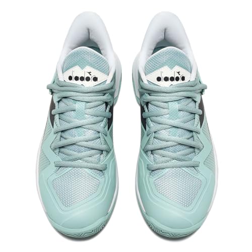 Diadora Women's B.Icon 2 W Clay Tennis Shoes, Surf Spray/Black, 8.53